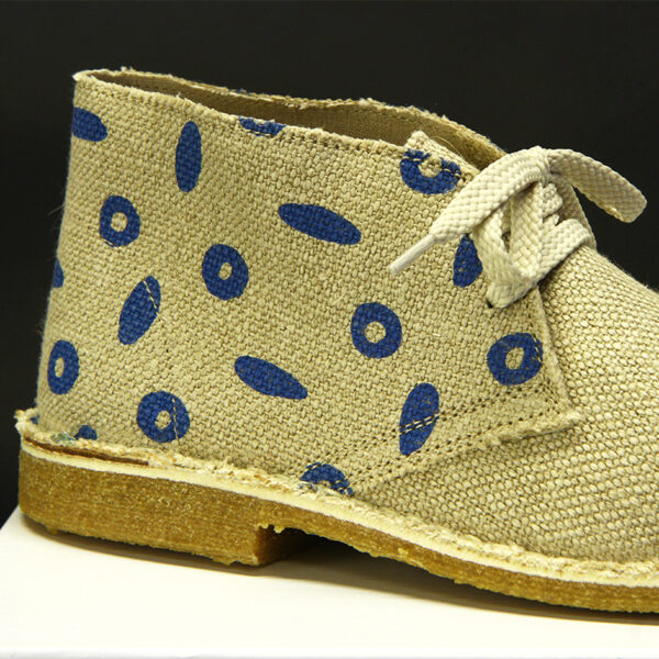Scarpa in Canapa disegno Cerchi e Olive - immagine 7